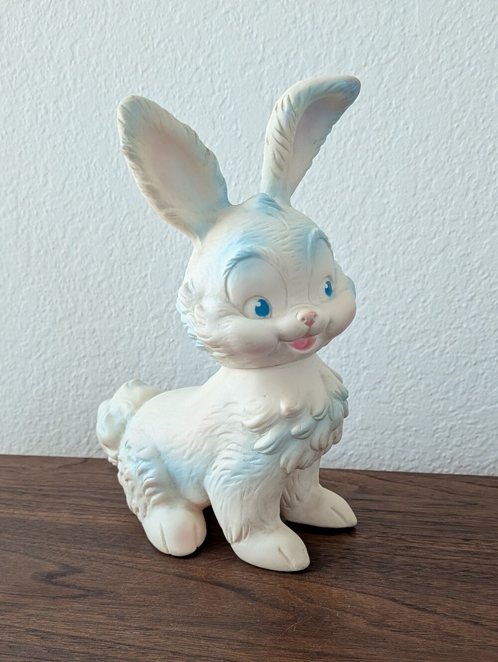 Vintage Edward Mobley BunnyRabbit Rubber Squeak Toy 1961